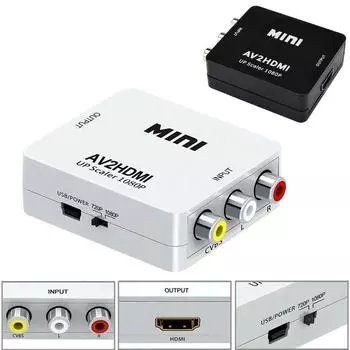 Композитный преобразователь RCA AV в HDMI для Nintend NES SNES PS1 SEGA DVD