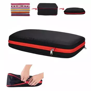 Компрессионная дорожная компрессионная дорожная компрессионная дорожная одежда для хранения компрессионная дорожная одежда для путешествий большая стирка стильная дорожная черная сумка, сумка, сумка, мешочек, молния,