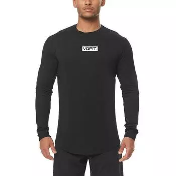 Компрессионная футболка Do The Work для бега на открытом воздухе, баскетбола, мужская бодибилдинга, фитнеса, тренажерного зала, спортивная осенняя брендовая сетчатая футболка M чёрный