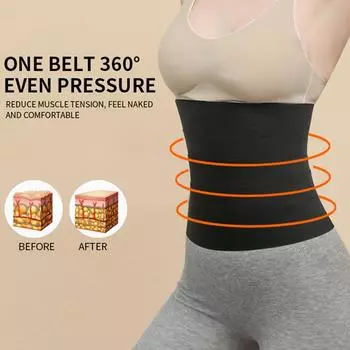 Компрессионная лента Эспандеры Поддержка талии Корректирующее белье Пояс для похудения Ремень для живота Тренажер для талии 5M