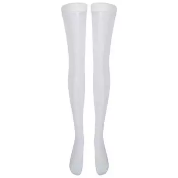 Компрессионные чулки длиной до бедра предотвращают варикозное расширение вен, отечность ног, снимают чулки XL