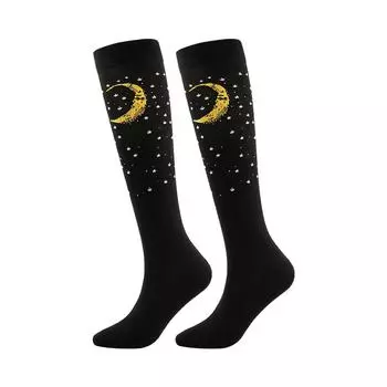 Компрессионные чулки Медицинские Варикозное расширение вен Облегчение боли Диабет Колено Тугие чулки Для улицы Марафон Футбол Велоспорт Носки S M