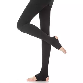 Компрессионные колготки с градуированной компрессией Красивые черные Заставьте ваши ноги выглядеть в стиле попы обволакивающие компрессионные черные [MACITEET] Леггинсы, женские,