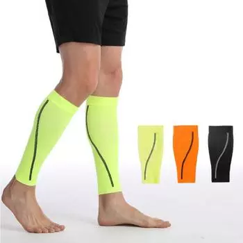 Компрессионные наколенники с защитой от ультрафиолета, длинные наколенники для баскетбола и футбола, эластичная поддержка мышц для занятий спортом и фитнесом M чёрный