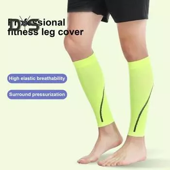 Компрессионные наколенники с защитой от ультрафиолета, длинные наколенники для баскетбола и футбола, эластичная поддержка мышц для занятий спортом и фитнесом M зелёный