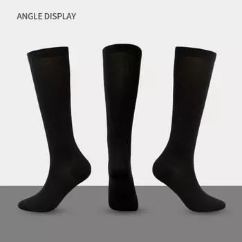 Компрессионные носки для мужчин и женщин, носки для спорта на открытом воздухе, компрессионные чулки, гольфы для бега и путешествий, спортивные компрессионные носки L/XL чёрный