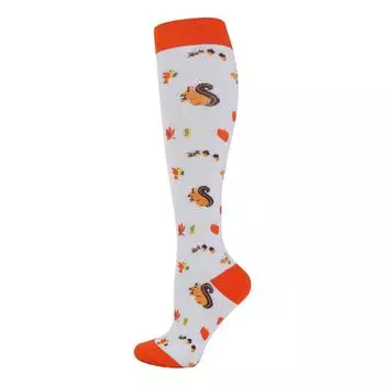 Компрессионные носки для женщин, чулки до колена для бега, поддержка медсестер, подарки для беременных в путешествиях S