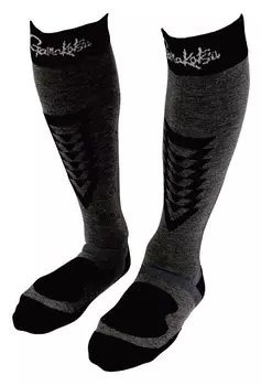 Компрессионные носки Gamakatsu (круглый кончик) GM3669 БК (длинный) L