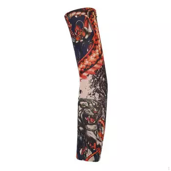 Компрессионные охлаждающие рукава с татуировкой для рыбалки, тенниса, футбола A