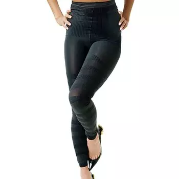 Компрессионные внутренние леггинсы для сжигания калорий Компрессионные носки для подтяжки таза Поддержка красивых ног Одежда для тренировок [Dr.Slat] [Официальный] чёрный