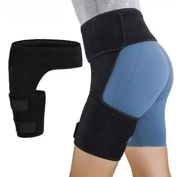 Компрессионный бандаж на бедро ишиас для облегчения боли в тазобедренных суставах, артрит, паховая обертка, защитный пояс, гетры