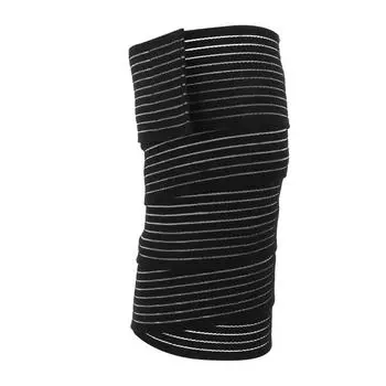 Компрессионный бандаж на колено, эластичный компрессионный бандаж, поддерживающий колено, облегчающий дискомфорт в ногах