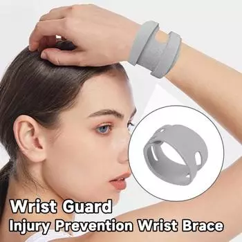 Компрессионный бандаж на запястье с крепежной лентой Регулируемый дышащий, безопасный для кожи Предотвращение травм Ремень для поддержки запястья Left Hand чёрный