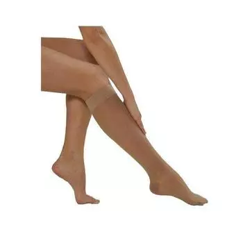 Компрессионный короткий чулок Medilast с усиленным носком бежевого цвета, размер L