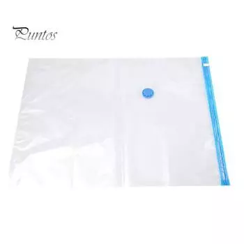 Компрессионный мешок Прочный прозрачный вакуумный мешок для хранения Компактный шкаф-органайзер для одежды Подушки Одеяло S