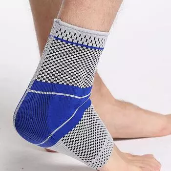 Компрессионный рукав для фиксации голеностопного сустава при растяжении лодыжки уменьшает боль в ногах L