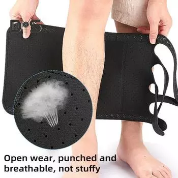 Компрессионный рукав для голени для мужчин и женщин, компрессионные носки без стопы для бега, бандаж для голени, поддерживающий бандаж для облегчения боли, лечение варикозного расширения вен чёрный