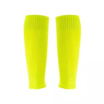 Компрессионный рукав для голени для женщин и мужчин, компрессионные носки без стопы для облегчения боли в голени, поддерживающий рукав для бега флуоресцентный зеленый
