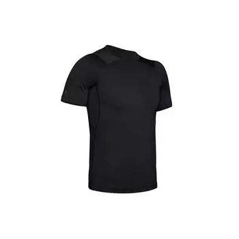 Компрессионный топ для фитнеса и тренировок Under Armour, унисекс, черный 1327644-001 M