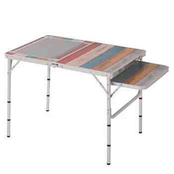 Konan Original Aluminum Folding Table DX with Height Adjustment Function Blue When in width 1100 x depth 600 x height mm Static load 10 kg HWYX01 use,