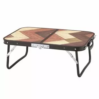 Konan Original Foldable Aluminum Low Table Brown Width 61 x Depth 40 x Height 24cm Weight Load Capacity 10kg 1.9kg коричневый