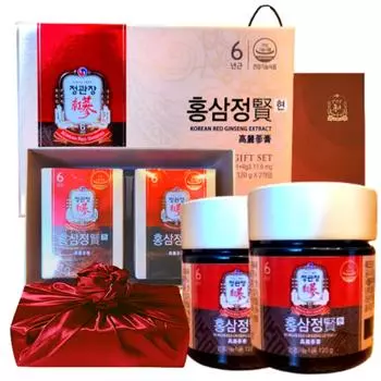 Концентрат красного женьшеня для детей 6 лет CheongKwanJang Экстракт красного женьшеня 240 г Текущая корзина для покупок Иммунитет родителей Набор на праздник Лунного Нового года 1 шт.