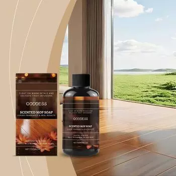 Концентрированное средство для мытья пола для удаления грязи, поддержания чистоты и подходящее для полов из различных материалов, 120 мл One Size белый