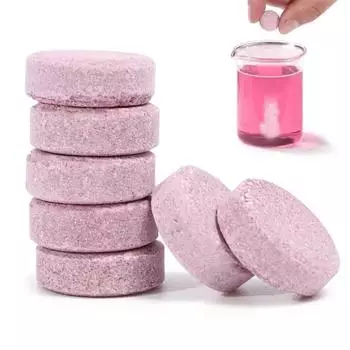 Концентрированные таблетки для мытья лобового стекла автомобиля, шипучая жидкость для мытья автомобиля, твердые таблетки для очистки окон автомобиля