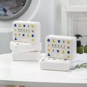 Концентрированные таблетки для стирки, дезактивирующая мыльная бумага, таблетки для чистки одежды в стиральных машинах, портативные для путешествий 25 sheets