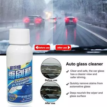 Концентрированный очиститель для автомобильных стеклоочистителей, омыватель лобового стекла, 36 мл 36ml синий