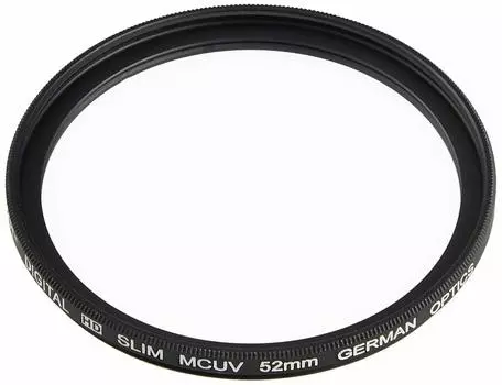 Концептуальный фильтр линзы немецкого дизайна SCHOTT Glass Thin Frame для поглощения УФ-излучения MC K&F KF-MCUV52 (52мм, УФ)