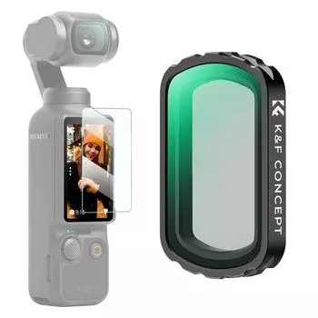 Концептуальный магнитный фильтр для DJI OSMO Pocket 3 Black Mist Soft Effect Магнитная адсорбция Удобная установка для регулировки контрастности AGC Оптический