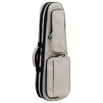 Концертная сумка для укулеле Kiktani, рюкзак типа бежевый BEIGE UKB-60C бежевый