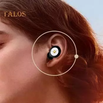 Концертные эргономичные беруши Защита органов слуха 28 дБ с шумоподавлением Пыленепроницаемые мягкие многоразовые силиконовые беруши с 3 парами ушных вкладышей для работы чёрный/белый