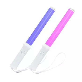 Концертный свет, автоматическое переключение, ручное управление, 15 цветов, смена цветов, высокая, веселая, веселая, батарея, легко подходит для фонарика-ручки, + переключение, 35 см, светодиод,