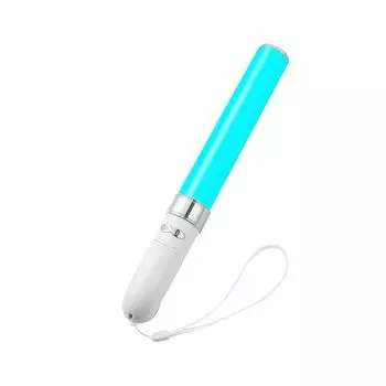 Концертный светильник HAYOKU с автоматическим переключением, ручным управлением, 18 цветов, смена цвета, высокая поддержка, батарея, простая в использовании пластиковая ручка-фонарик, + переключение, 28 см, светодиод,