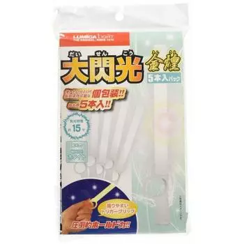Концертный светильник LUMICA Lumica Light Large Flash Golden Glitter, 5 шт. в упаковке, для концертов, мероприятий, фестивалей, летних каникул, белого цвета