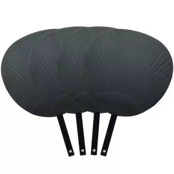 Концертный веер для болельщиков Fan Jumbo Fan Black Plain Matte (Набор 4)