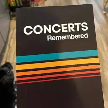Концертный журнал Мягкая обложка Музыкальный дневник Тетрадь Концерты Воспоминания Бортовой журнал Трек Любимый концерт