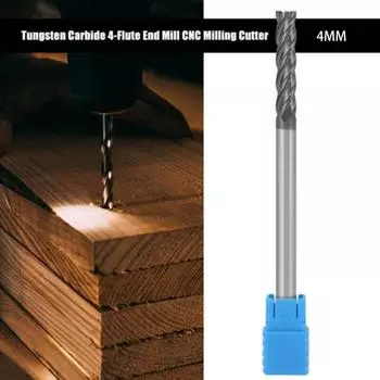 Концевая фреза 4-х канавочная универсальная сталь легированная сталь штамповая сталь фрезерные станки