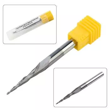 Концевые фрезы Инструменты Конусные резцы из вольфрамовой стали Оборудование R0.5*D6*30.5*75L