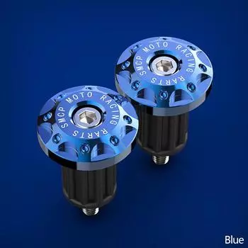 Концы руля мотоцикла Концы руля велосипеда для бездорожья Концевые заглушки руля Мотоциклетные ручки красный