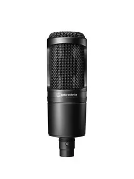 Конденсаторный микрофон Audio Technica XLR AT2020 Распределение видео, домашняя запись, подкасты, живые комментарии, DTM, микрофон []AT2020 Черный