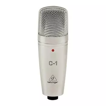 Конденсаторный микрофон Behringer с футляром для переноски, большая диафрагма, кардиоидная характеристика C-1