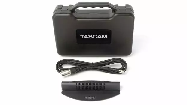 Конденсаторный микрофон граничного типа TASCAM, однонаправленный, для распространения на YouTube, подкастов, для записи на конференциях, для сцены, для инструментов, для записи, кейс и т. д.