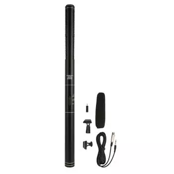 Конденсаторный микрофон Профессиональный кардиоидный направленный шумоподавляющий микрофон для интервью