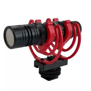 Конденсаторный микрофон Saramonic, совместимый с ASMR, крепление Rycote, VmicMiniS II, многонаправленный [] чёрный