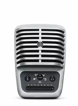 Конденсаторный микрофон SHURE для прямой трансляции с конференций серии MOTIV, совместимый с iOS, серебристый, MV51: комментарий/работа дом/веб MV51-DIG-A [2 производителя