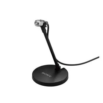 Конденсаторный микрофон Sony AUX Calling Mic Clip в комплекте монофонический/ПК подставка/держатель ECM-PC60