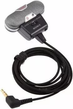 Конденсаторный микрофон Sony для звукоснимателя с переключателем режима стерео/музыка VOICE/MUSIC ECM-719